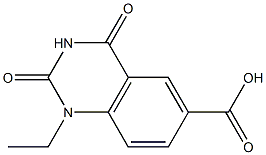 1-ethyl-2,4-dioxo-1,2,3,4-tetrahydroquinazoline-6-carboxylic acid Structure