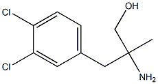 2-amino-3-(3,4-dichlorophenyl)-2-methylpropan-1-ol Struktur