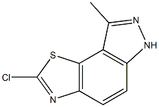 2-chloro-8-methyl-6H-thiazolo[5,4-e]indazole Struktur