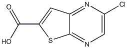 2-chlorothieno[2,3-b]pyrazine-6-carboxylic acid Struktur