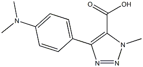 4-(4-(dimethylamino)phenyl)-1-methyl-1H-1,2,3-triazole-5-carboxylic acid