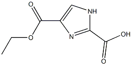 4-(ethoxycarbonyl)-1H-imidazole-2-carboxylic acid Struktur