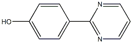 4-(pyrimidin-2-yl)phenol Struktur