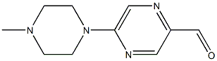 5-(4-methylpiperazin-1-yl)pyrazine-2-carbaldehyde Struktur