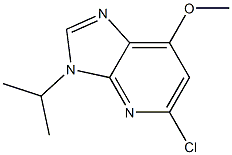 5-chloro-3-isopropyl-7-methoxy-3H-imidazo[4,5-b]pyridine Struktur