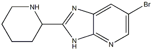 6-bromo-2-(piperidin-2-yl)-3H-imidazo[4,5-b]pyridine Struktur