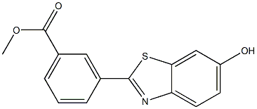 methyl 3-(6-hydroxybenzo[d]thiazol-2-yl)benzoate Structure