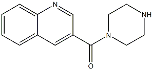 piperazin-1-yl(quinolin-3-yl)methanone Struktur