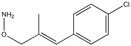 O-[3-(4-Chloro-phenyl)-2-methyl-allyl]-hydroxylamine Struktur