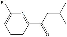 1-(6-bromopyridin-2-yl)-3-methylbutan-1-one Struktur