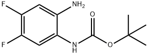 tert-Butyl (2-amino-4,5-difluorophenyl)carbamate Structure