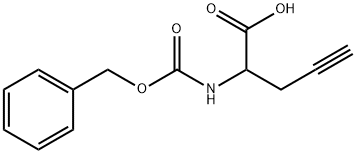 2-([(BENZYLOXY)CARBONYL]AMINO)PENT-4-YNOIC ACID Struktur