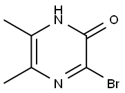 3-bromo-5,6-dimethyl-2(1H)-Pyrazinone Struktur