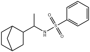 N-(1-bicyclo[2.2.1]hept-2-ylethyl)benzenesulfonamide Structure