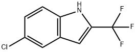 5-Chloro-2-trifluoromethylindole Struktur