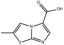 2-methylimidazo[2,1-b]thiazole-5-carboxylic acid Struktur