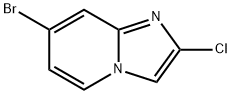 7-Bromo-2-chloro-imidazo[1,2-a]pyridine Struktur