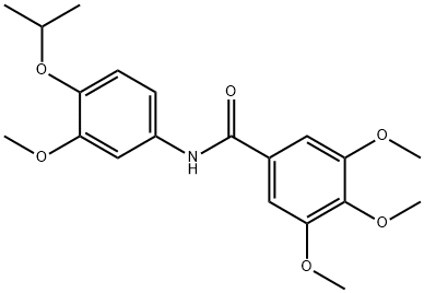 N-(4-isopropoxy-3-methoxyphenyl)-3,4,5-trimethoxybenzamide Structure