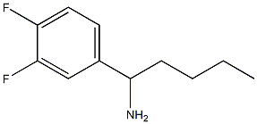 1-(3,4-DIFLUOROPHENYL)PENTYLAMINE Struktur