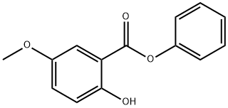 Phenyl 2-hydroxy-5-methoxybenzoate Struktur