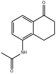 N-(5-Oxo-5,6,7,8-tetrahydronaphthalen-1-yl)acetamide Struktur