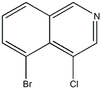 5-bromo-4-chloroisoquinoline Struktur