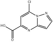 7-chloropyrazolo[1,5-a]pyrimidine-5-carboxylic acid Struktur