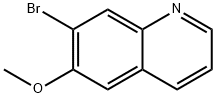 7-bromo-6-methoxyquinoline Struktur