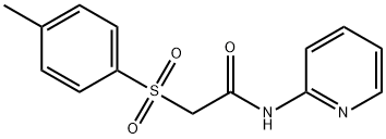 2-[(4-methylphenyl)sulfonyl]-N-(pyridin-2-yl)acetamide Struktur