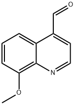 8-methoxyquinoline-4-carbaldehyde Struktur