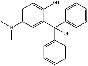 4-(Dimethylamino)-2-(hydroxydiphenylmethyl)phenol Struktur