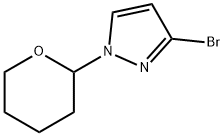 3-bromo-1-(oxan-2-yl)-1h-pyrazole Struktur