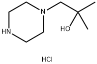 2-Methyl-1-(piperazin-1-yl)propan-2-ol dihydrochloride Struktur