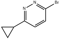 3-Bromo-6-cyclopropyl-pyridazine Struktur