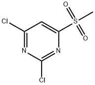 2,4-dichloro-6-(methylsulfonyl)Pyrimidine Struktur