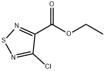 4-ethoxycarbonyl-3-chloro-1,2,5-thiadiazole Struktur