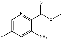 Methyl 3-amino-5-fluoropicolinate Struktur