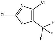 2,4-Dichloro-5-(trifluoromethyl)thiazole Struktur