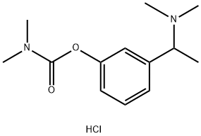 3-(1-(Dimethylamino)ethyl)phenyl dimethylcarbamate hydrochloride Struktur