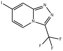 7-iodo-3-(trifluoromethyl)-[1,2,4]triazolo[4,3-a]pyridine Struktur