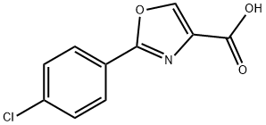 2-(4-氯苯基)-4-惡唑羧酸, 1065102-51-3, 結(jié)構(gòu)式