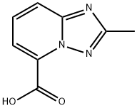 2-methyl-[1,2,4]triazolo[1,5-a]pyridine-5-carboxylic acid Struktur