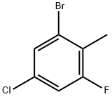 2-溴-4-氯-6-氟甲苯 結(jié)構(gòu)式