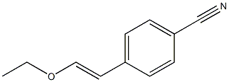 4-(2-Ethoxyvinyl)benzonitrile Struktur