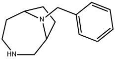 9-(phenylmethyl)-3,9-Diazabicyclo[4.2.1]nonane Struktur