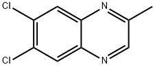 6,7-Dichloro-2-methylquinoxaline Struktur