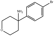 4-(4-Bromophenyl)tetrahydro-2H-pyran-4-amine Struktur