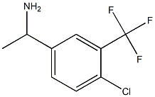 1-[4-CHLORO-3-(TRIFLUOROMETHYL)PHENYL]ETHYLAMINE Struktur