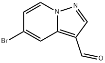 5-bromopyrazolo[1,5-a]pyridine-3-carbaldehyde Struktur