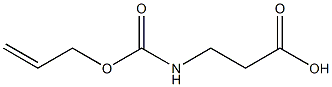 N-(allyloxycarbonyl)-3-aminopropionic acid Struktur